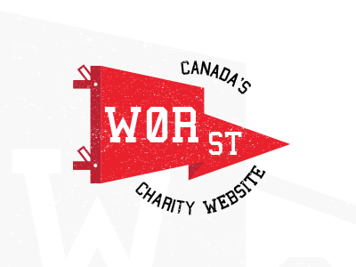 Canada's Worst Charity Website Pennant
