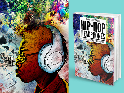 Hip Hop Headphones book cover design illustration published art