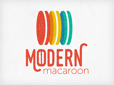 Modern Macaroon - Logo bakery logo macaroon modern macaroon