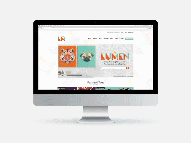 Lumen imac dribbble