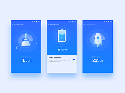 Phone Cleaner cleaner design ui