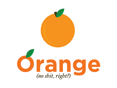 Orange fruit gotham illustration orange
