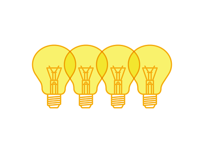 Lightbulb Icon WIP 2 icon lightbulb linework