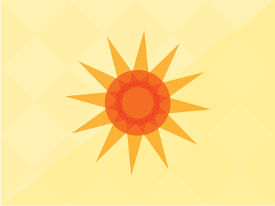 Sun multiply orange overlay sun yellow