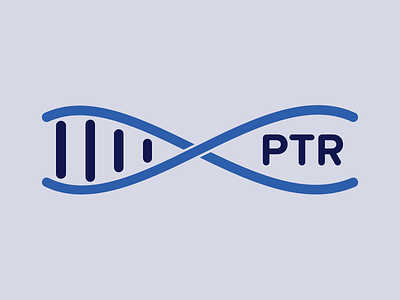 Rejected DNA Logo blue dna helix logo monochrome