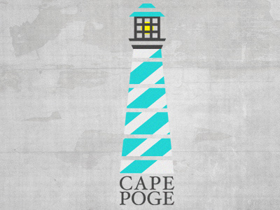 Cape Poge design lighthouse logo massachusetts