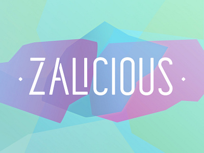 Zalicious Logo fashion tech typography wordmark
