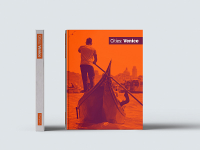 Cities: Venice - Cover book cities city color colorful cover duotone line minimal minimalism minimalist series venice