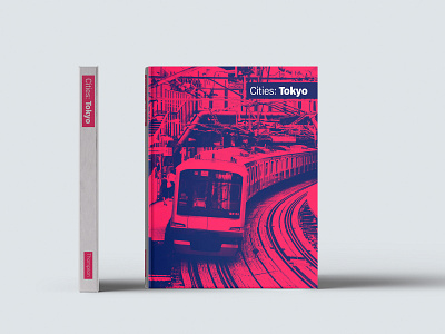 Cities: Tokyo - Cover book cities city color colorful cover duotone japan line metro minimal minimalism minimalist series subway tokyo tokyo japan