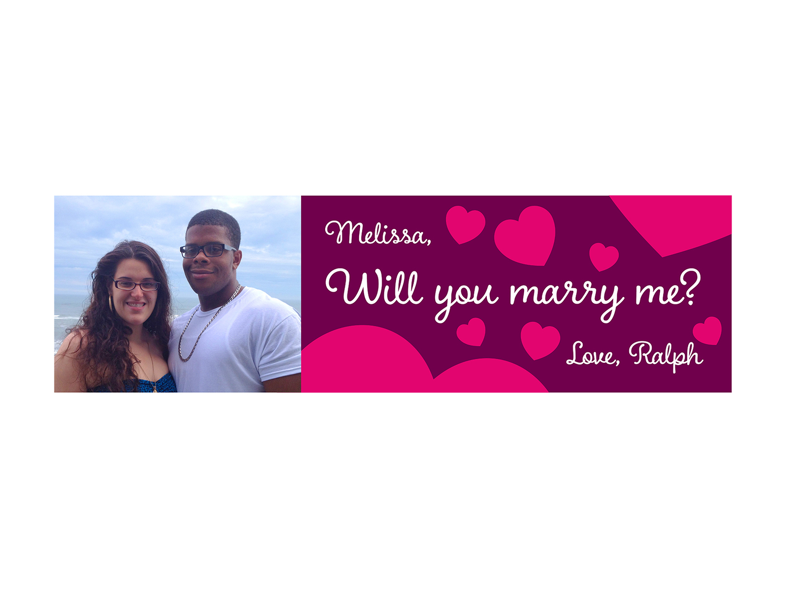 Marriage Proposal Billboard By Mark Lorencovitz On Dribbble 