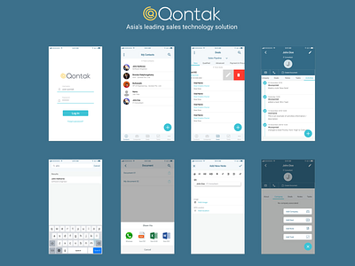 Qontak Ios App crm design ios mobile app uidesign ux wireframe