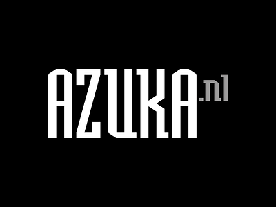 Azuka.nl Logo fashion logo typography