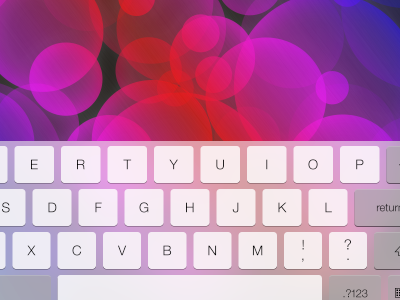 iPad iOS 7 Keyboard Landscape free freebie ios 7 ios7 keyboard psd