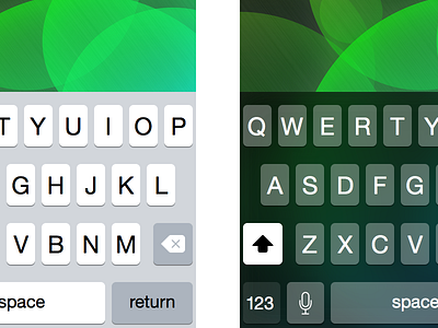 iOS 7 iPhone Keyboards - Sketch App blur free freebie ios ios 7 ios7 keyboard sketch sketch app