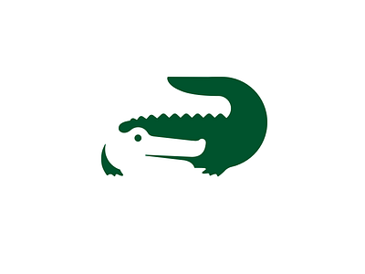 Alligator alligator animal branding crocodile design icon identity logo negative space symbol vector