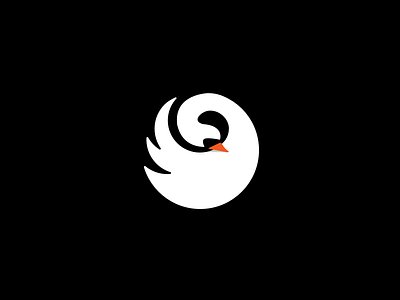 Swan animal bird branding design icon identity logo swan symbol
