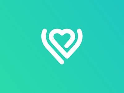 V Heart branding design heart icon identity logo logotype mark pets symbol v veterinary
