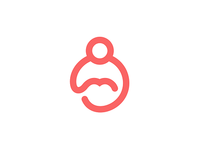Pregnancy Icon baby branding design heart icon identity illustration logo pregnancy pregnant symbol vector