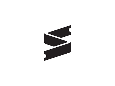 S+Ticket branding design icon letter letterform logo mark monogram negative space s symbol ticket