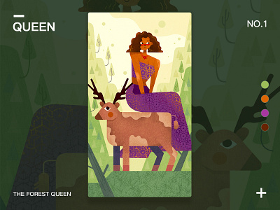 The Forest Queen 插图 活版印刷