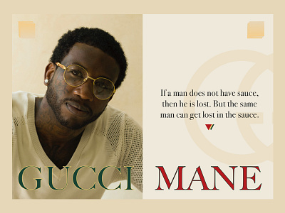 Gucci Mane Quote design graphic gucci gucci mane hip hop mane quote sauce