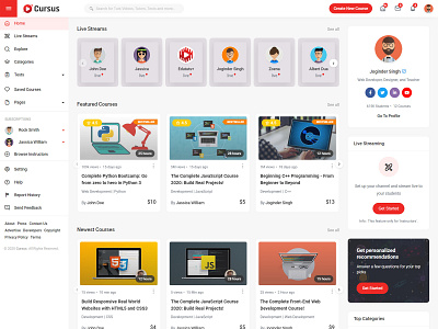 Cursus - LMS & Online Courses Marketplace HTML Template