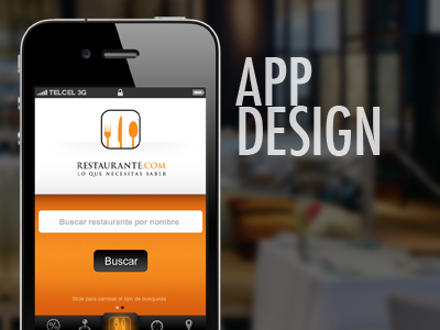 App Restaurant Design