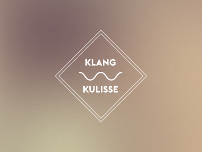 Klangkulisse Logo logo branding sound audio