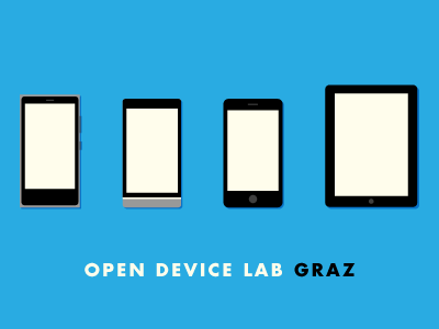 Open Device Lab Graz branding icons mobile device lab ios android
