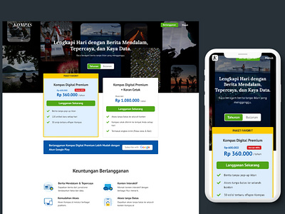 Kompas.id Subscription Page