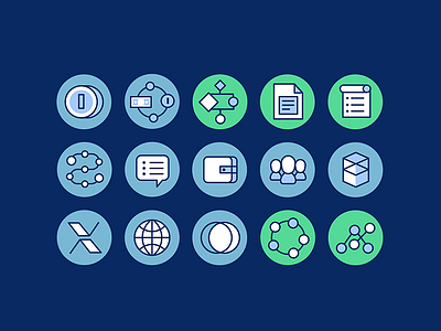 Fantom icons crypto data flat icon icons it line money ui vector