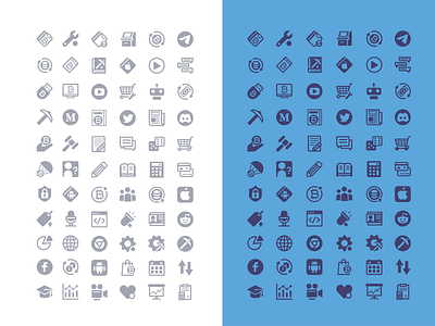 Crypto icons