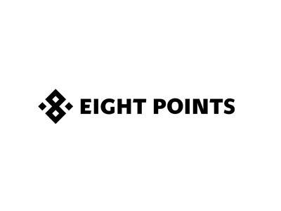 Eight Points 8 eight logo points square