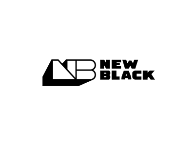 New Black - 1 agency black concept logo new