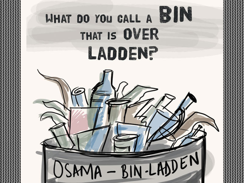 Bin Laddena cleanindia illustration trash waste management