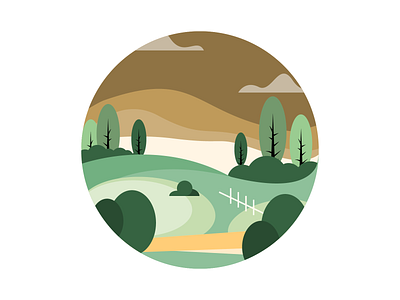 Simple illustration for park icon icon illustration vector