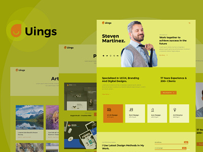 Uings wordpress template kit