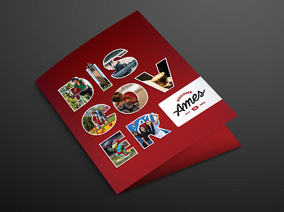 Discover Ames - Pocket Folder ames discover folder iowa print