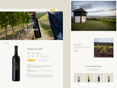 Designing a website for one of the oldest wineries in Croatia design e commerce ui user interface web webshop