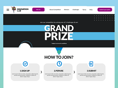 Innovation Lab Website About Us Page branding design graphic design illustration typography ui website