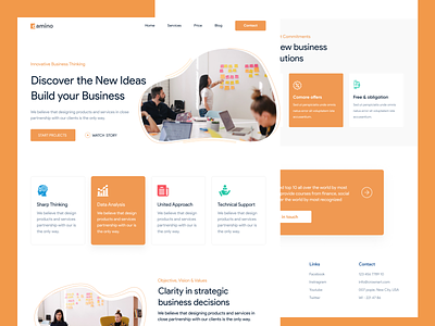 Landing Boys - Business and Product brand business design inspiration interaction landing marketing page projects site strategy ui ui design ux ux design web web design webflow website
