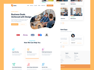 Landing Boys - Business and Design brand branding business design inspiration interaction landing marketing page site ui ui design ux ux design web web design webflow website