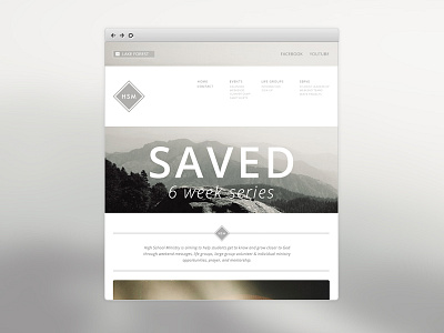 Church Rebrand church clean grid rebrand ui web website