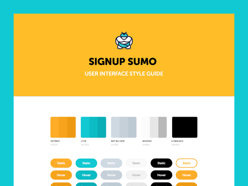 SIGNUP SUMO assembly guide interface kit signup style sumo ui user