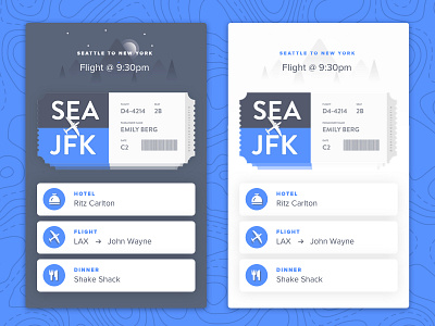 Travel UI - New York Trip