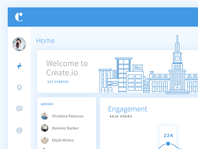Dashboard UI app creativedash dashboard icons illustration line seattle ui ux web website
