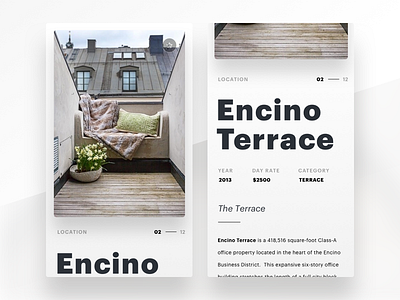 Location Scout app application design ios iphone layout location mobile real estate typography ui user interface