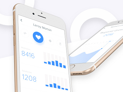 Health Care Mobile charts design health health care ios los angeles mobile style guide ui user interface ux