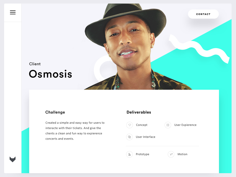Case Study Page Exploration case study shadow clean ux ui design web website agency
