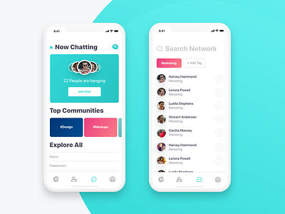 Community Chat and Contact Directory